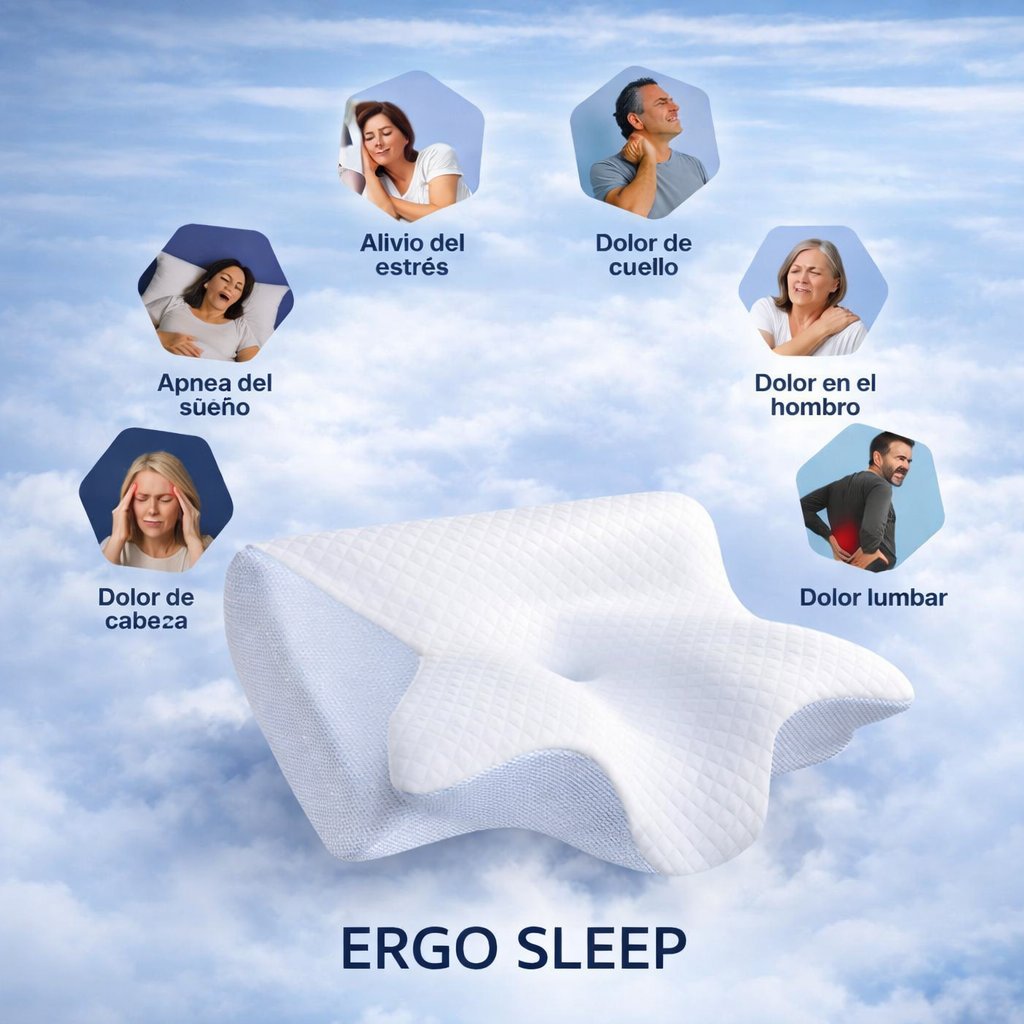 OrthoSleep™ – Almohada Cervical de Ergo Sleep