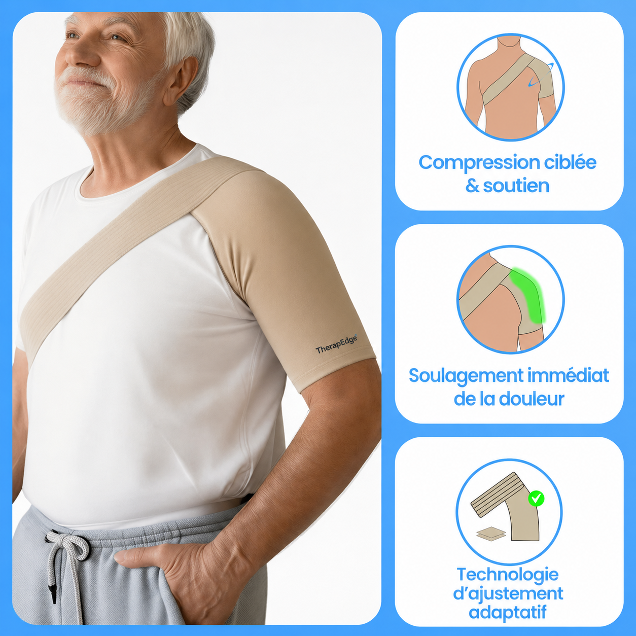 TherapEdge® — Manchon de compression