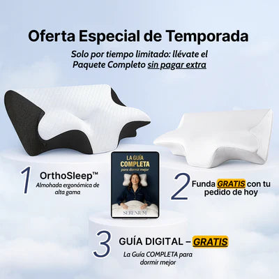OrthoSleep™ – Almohada Cervical de Ergo Sleep